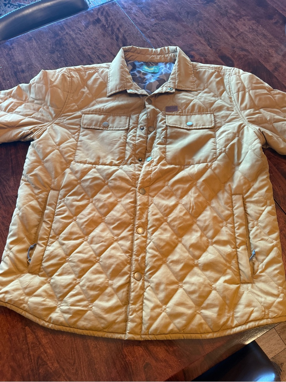 Men's Marsh wear Saluda Quilted Lightweight Shirt Jacket Shacket